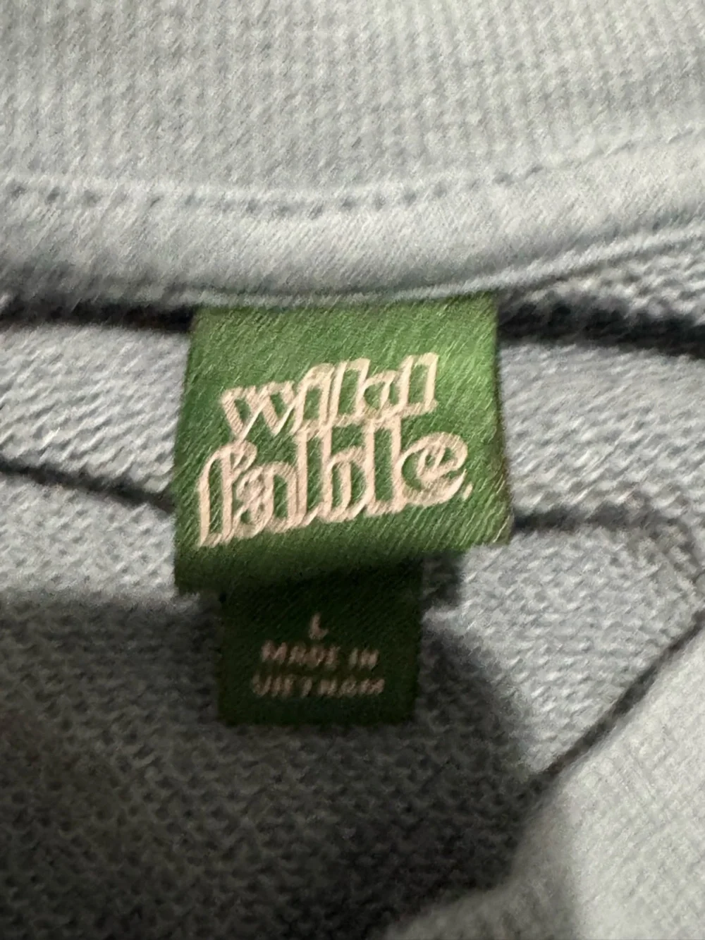 wild fable Blue Cropped Seashell Coastal Sweatshirt | L - Picture 3 of 4